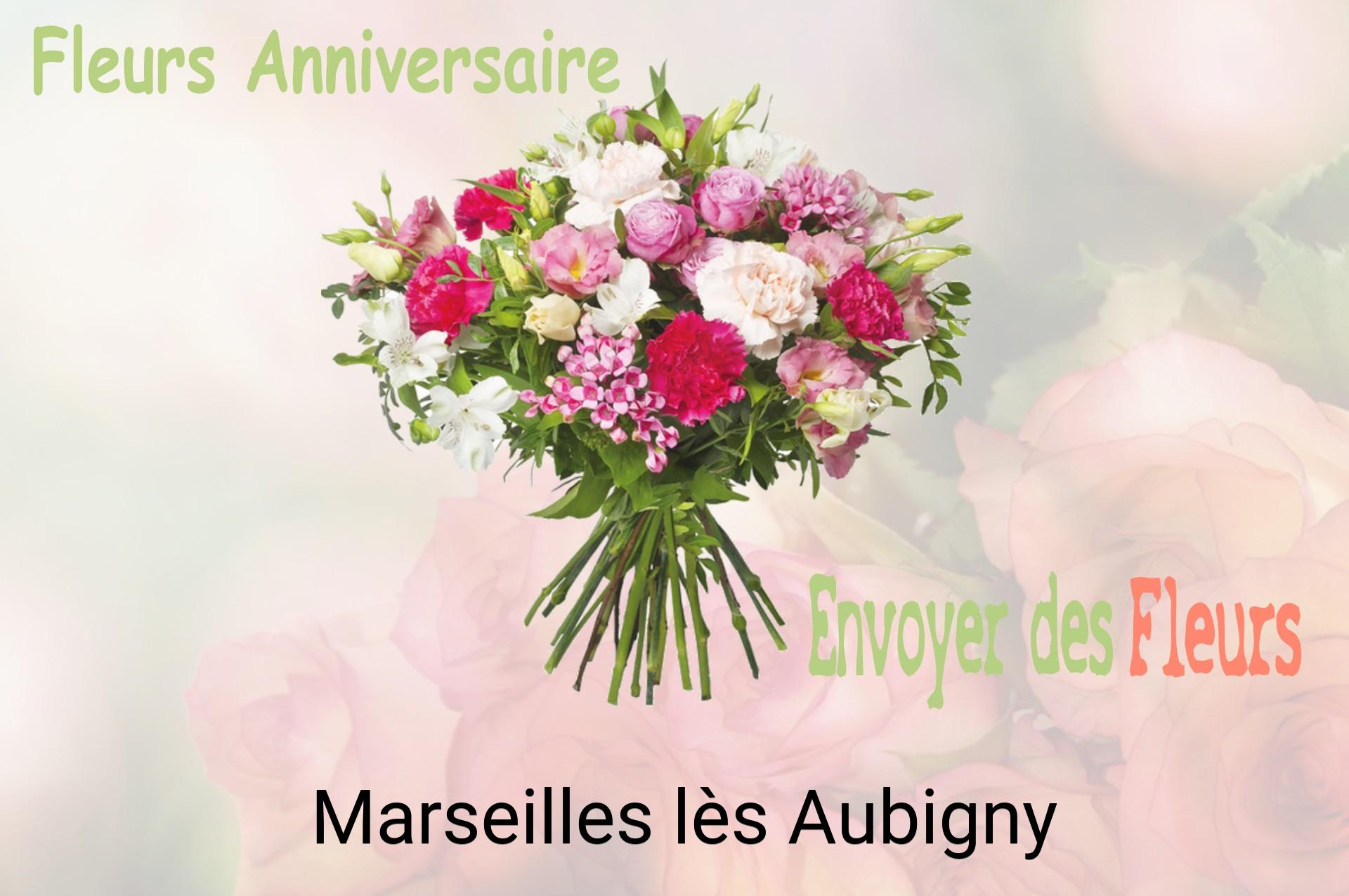 Bouquet de fleurs d’anniversaire livré à Marseilles-lès-Aubigny