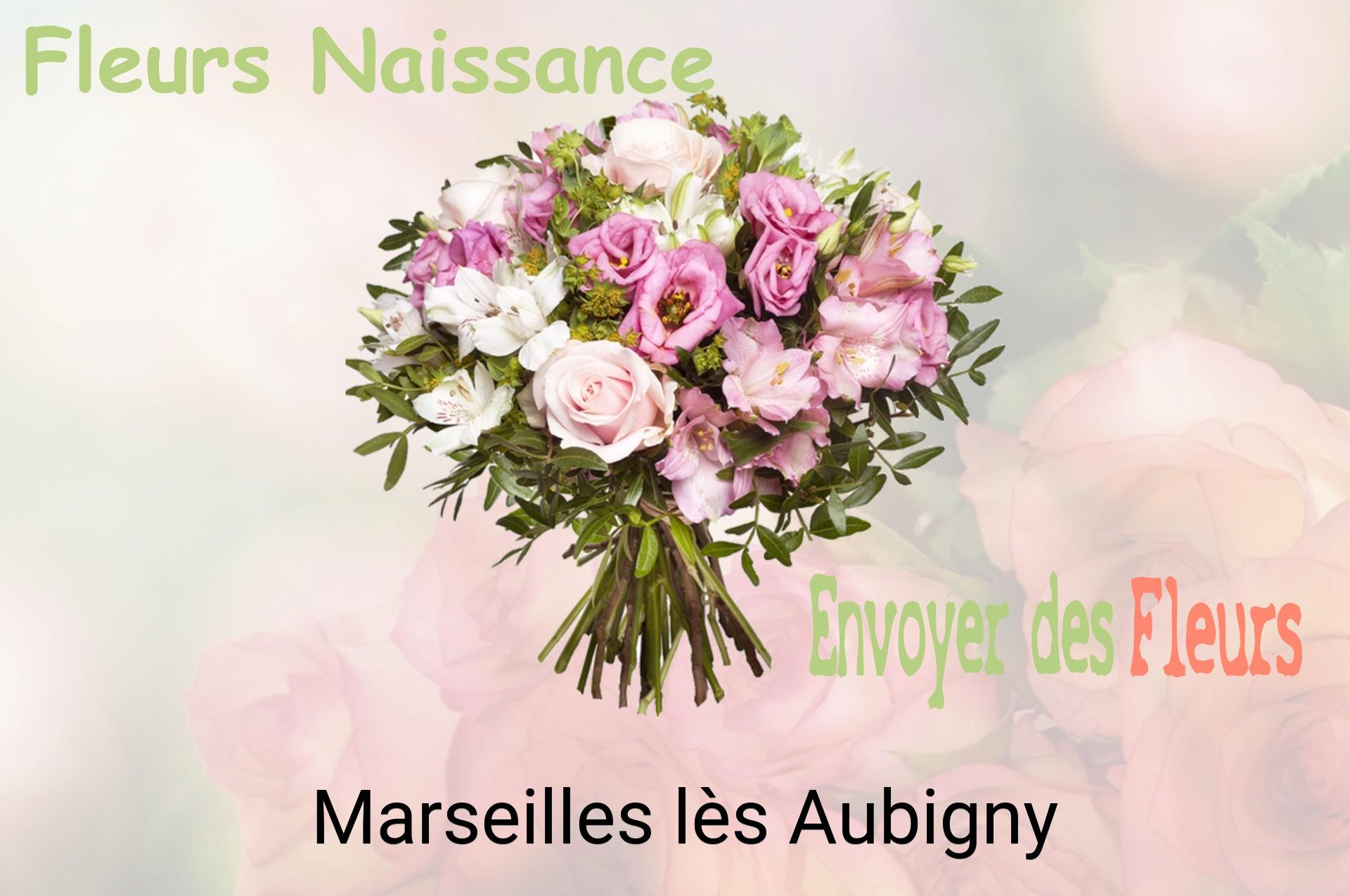 Bouquet de fleurs de naissance livré à Marseilles-lès-Aubigny
